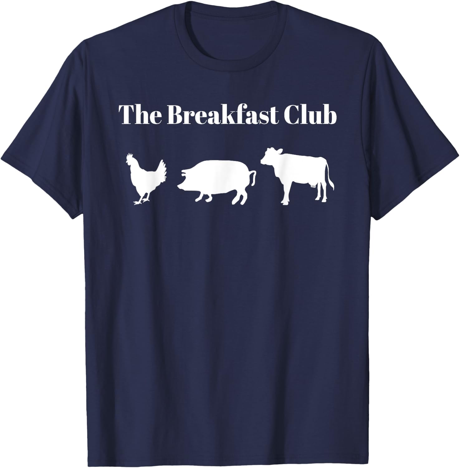 Food Shirt The Breakfast Club T-Shirt - T-Shirt | Navy