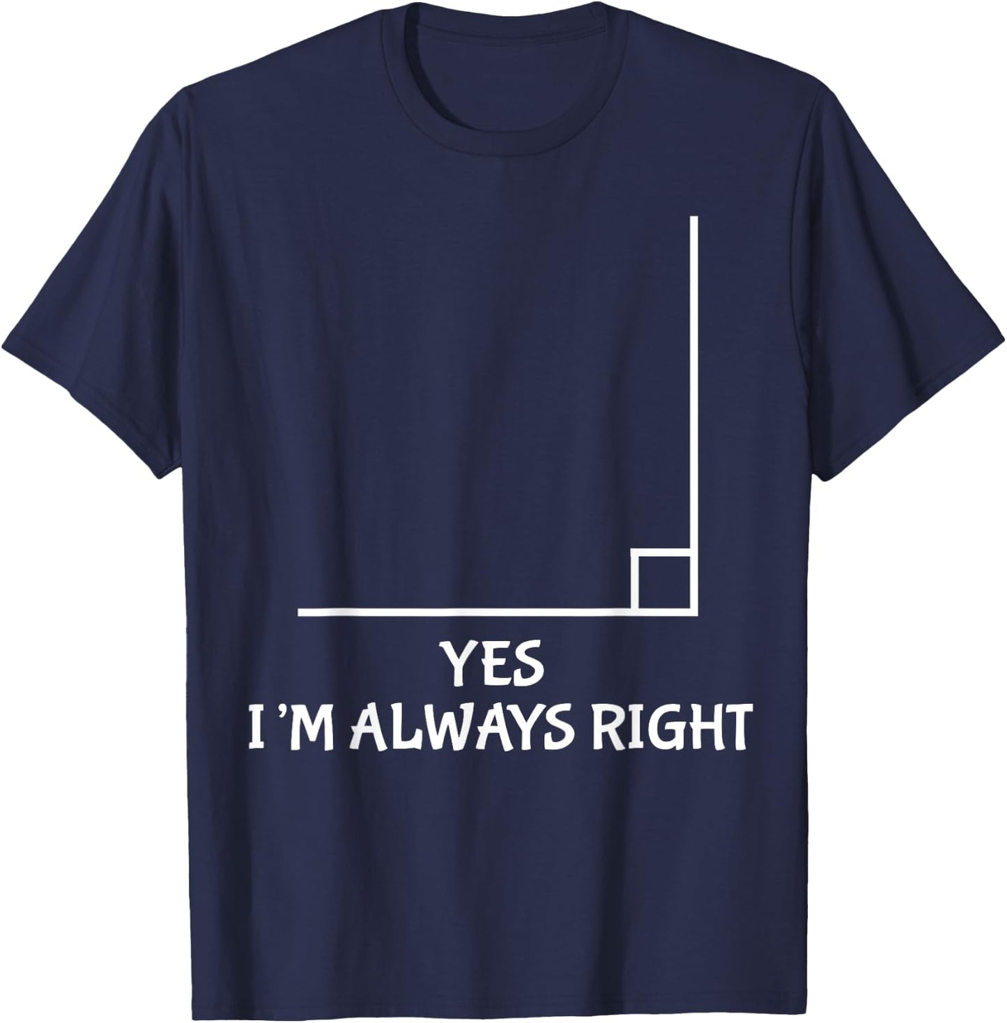 Funny Math Teacher Joke Men Women Fun Best Math Quotes T-Shirt - T-Shirt | Navy