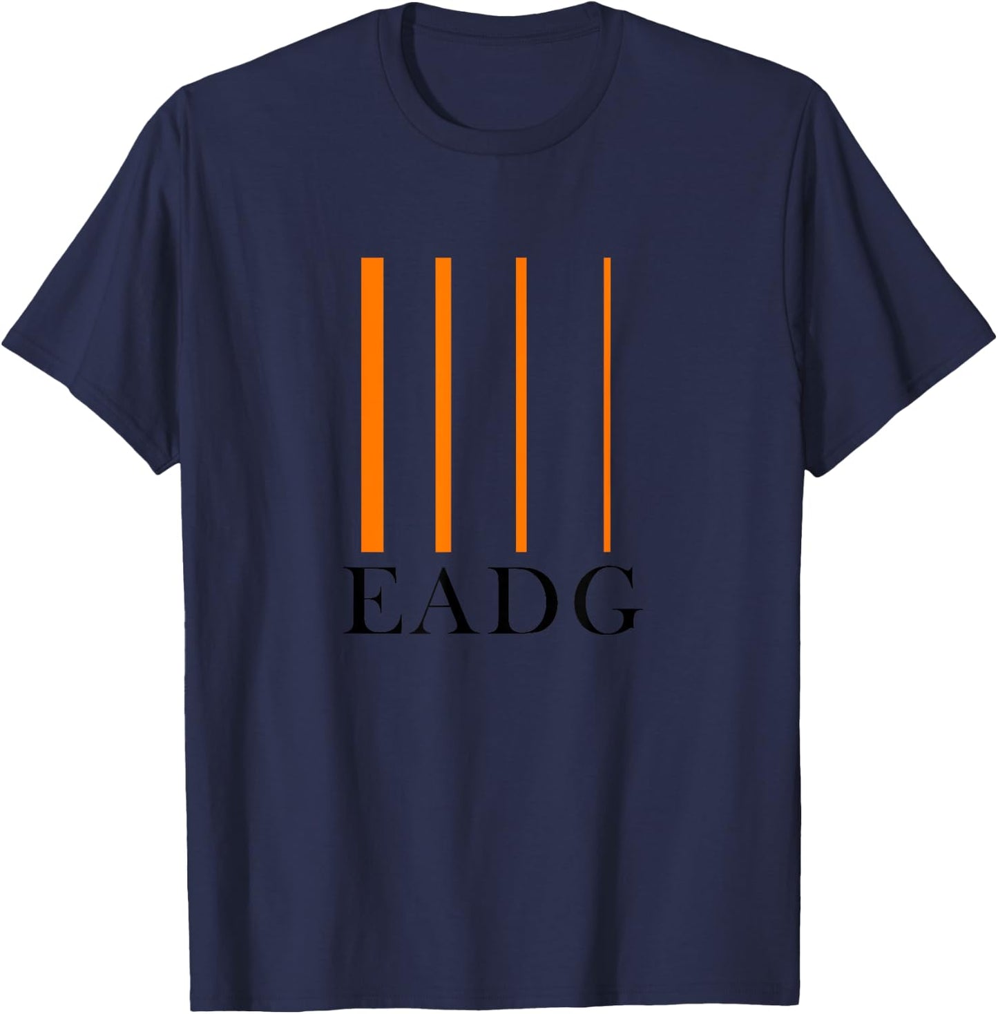 EADG Electric Bass Guitar T-Shirt - T-Shirt | Navy