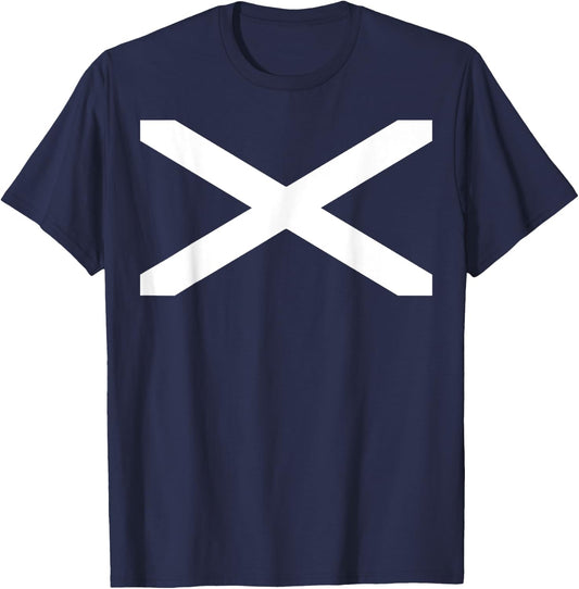 Scotland Football Scottish Flag Fan Shirt T-Shirt - T-Shirt | Navy