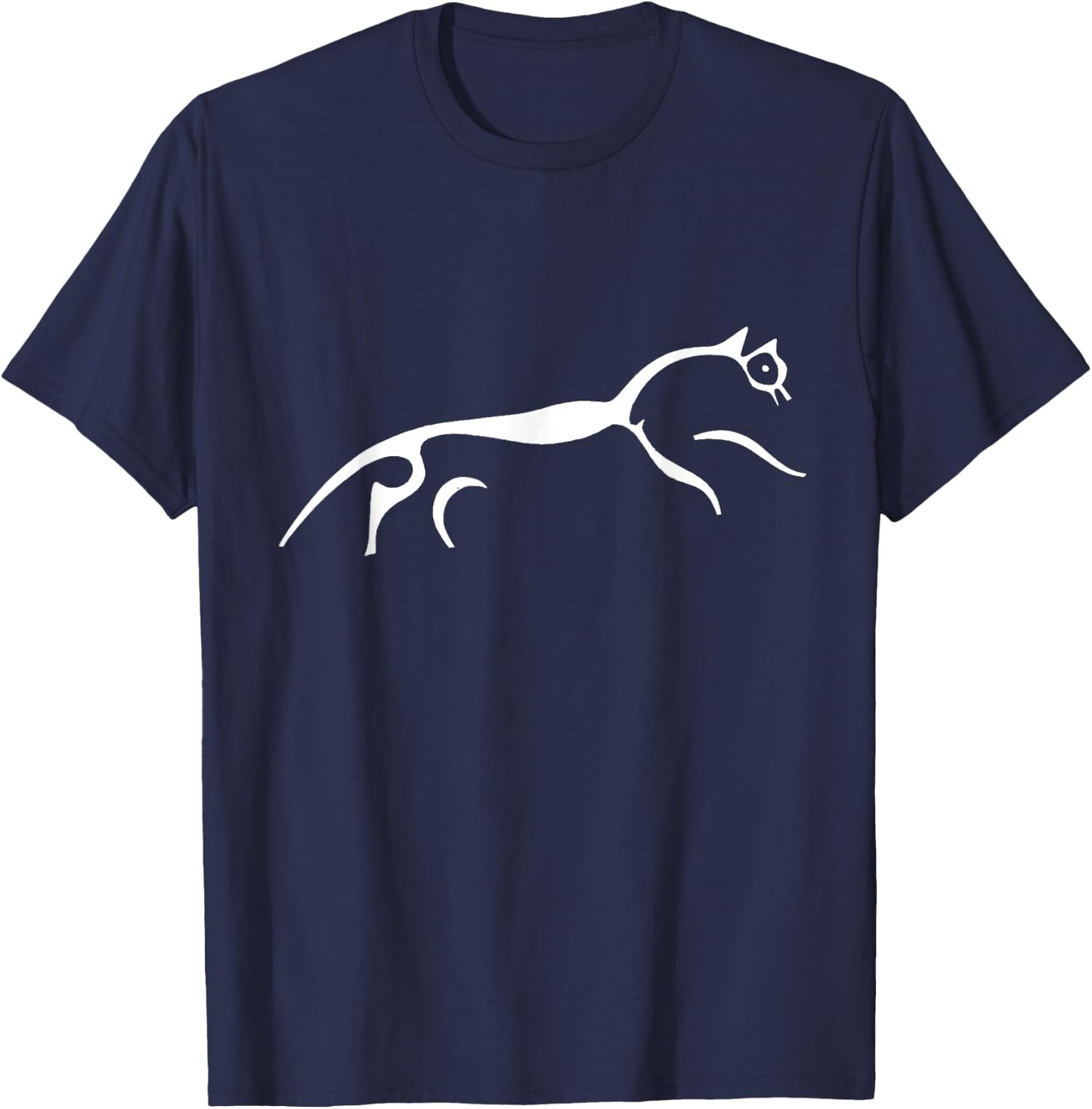 Uffington Horse T-Shirt - T-Shirt | Navy