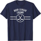 Beer League Legend Hockey Ice Inline Funny Sports Gift T-Shirt - T-Shirt | Navy