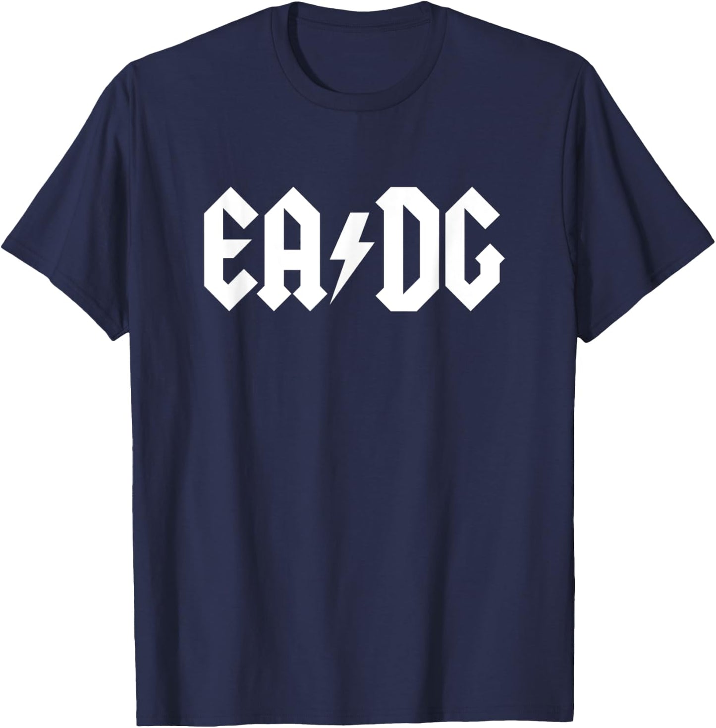 EADG 4 String Bass - Heavy Metal Style T-Shirt - T-Shirt | Navy