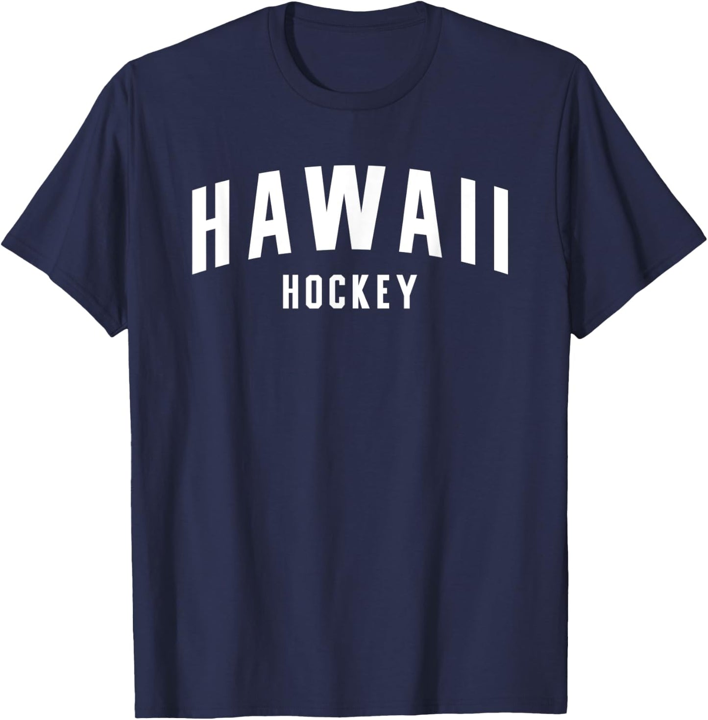 Hawaiian Local Sports State Hawaii Hockey T-Shirt - T-Shirt | Navy