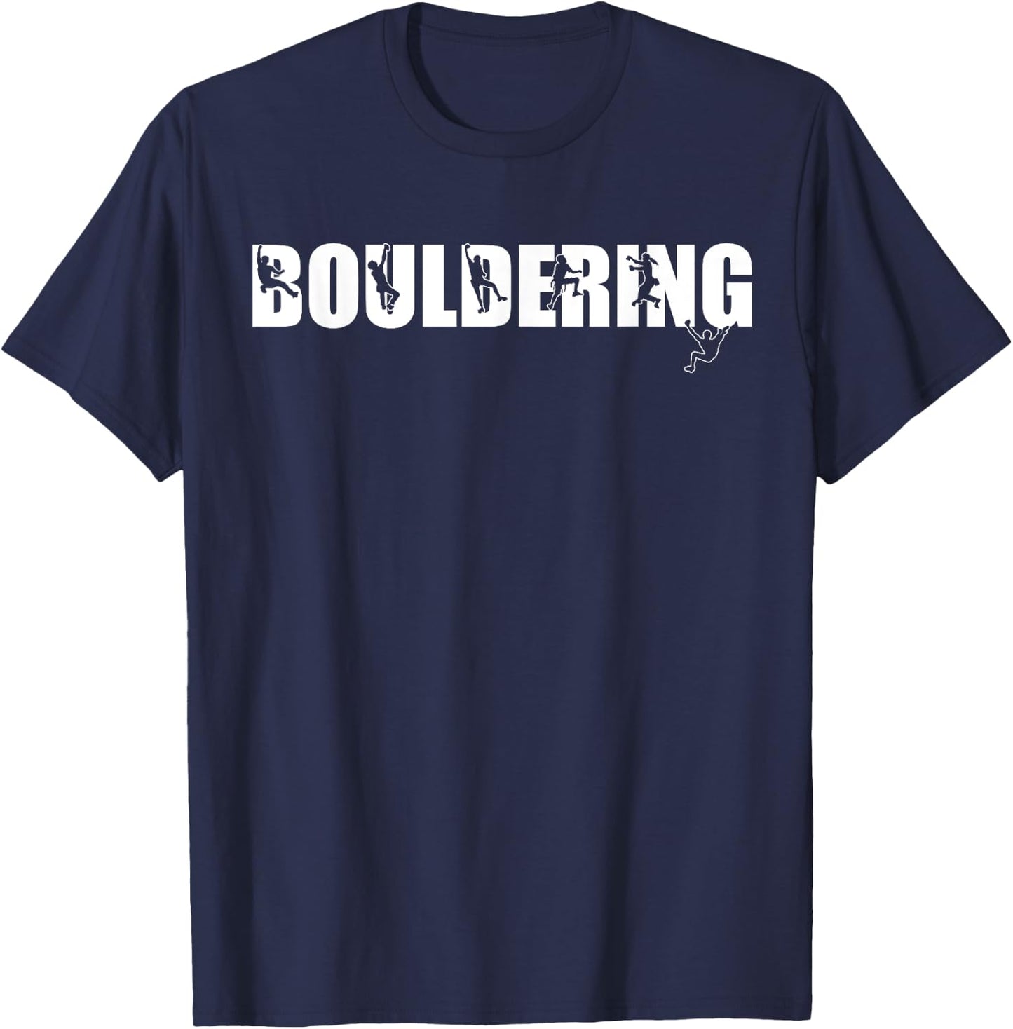 Rock Climbing Mountain Lover Bouldering T-Shirt - T-Shirt | Navy