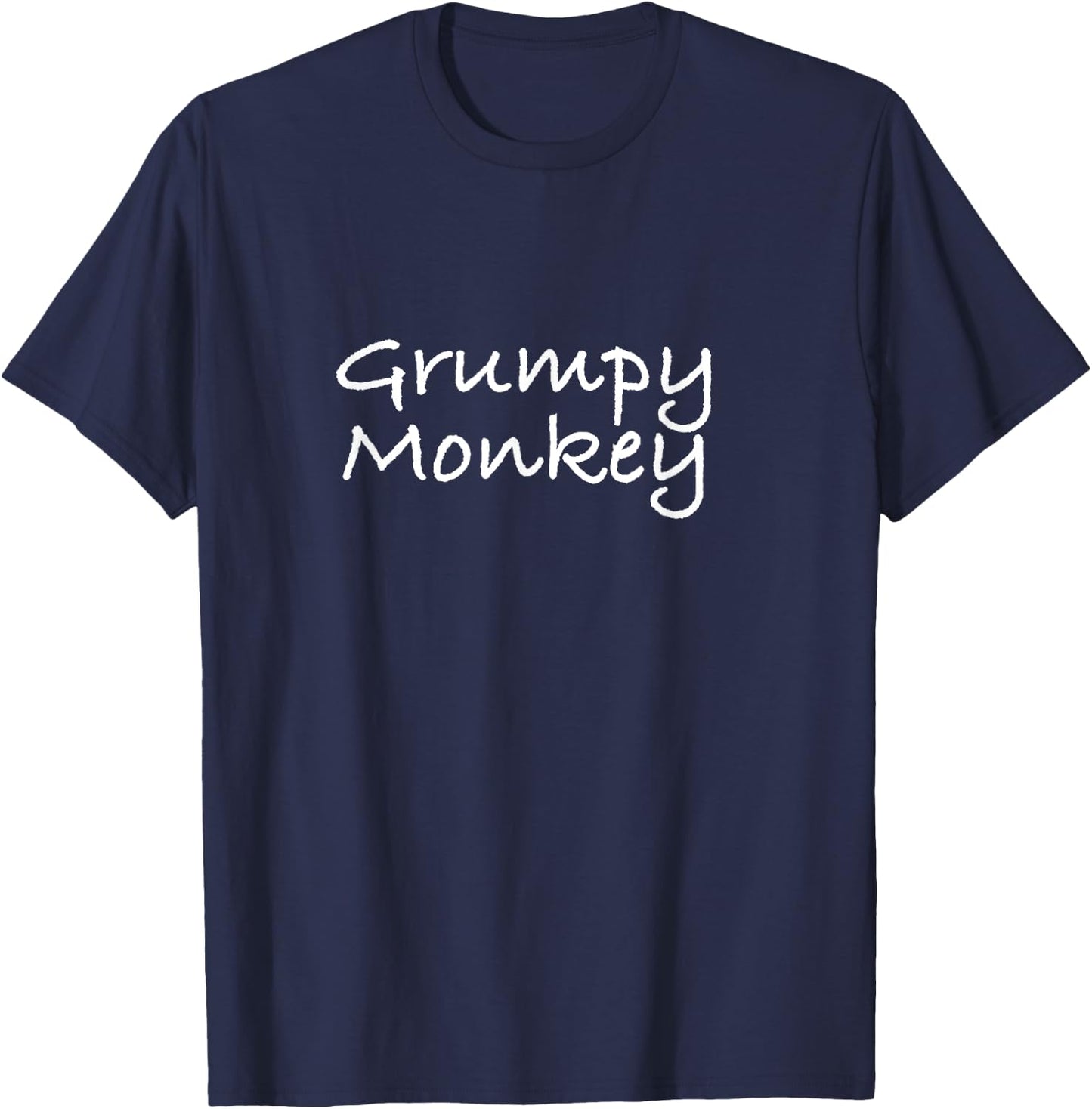Grumpy Monkey T-Shirt - T-Shirt | Navy