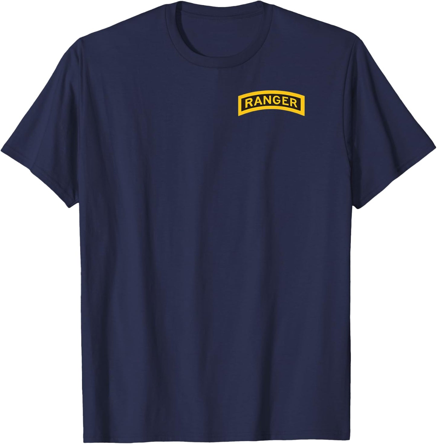 US Army Ranger Tab - Front and Back T-Shirt - T-Shirt | Navy