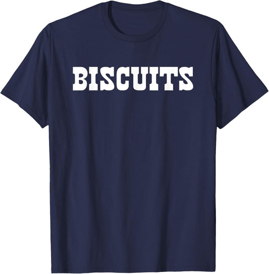 Biscuits and Gravy Funny Country Couples Design T-Shirt - T-Shirt | Navy