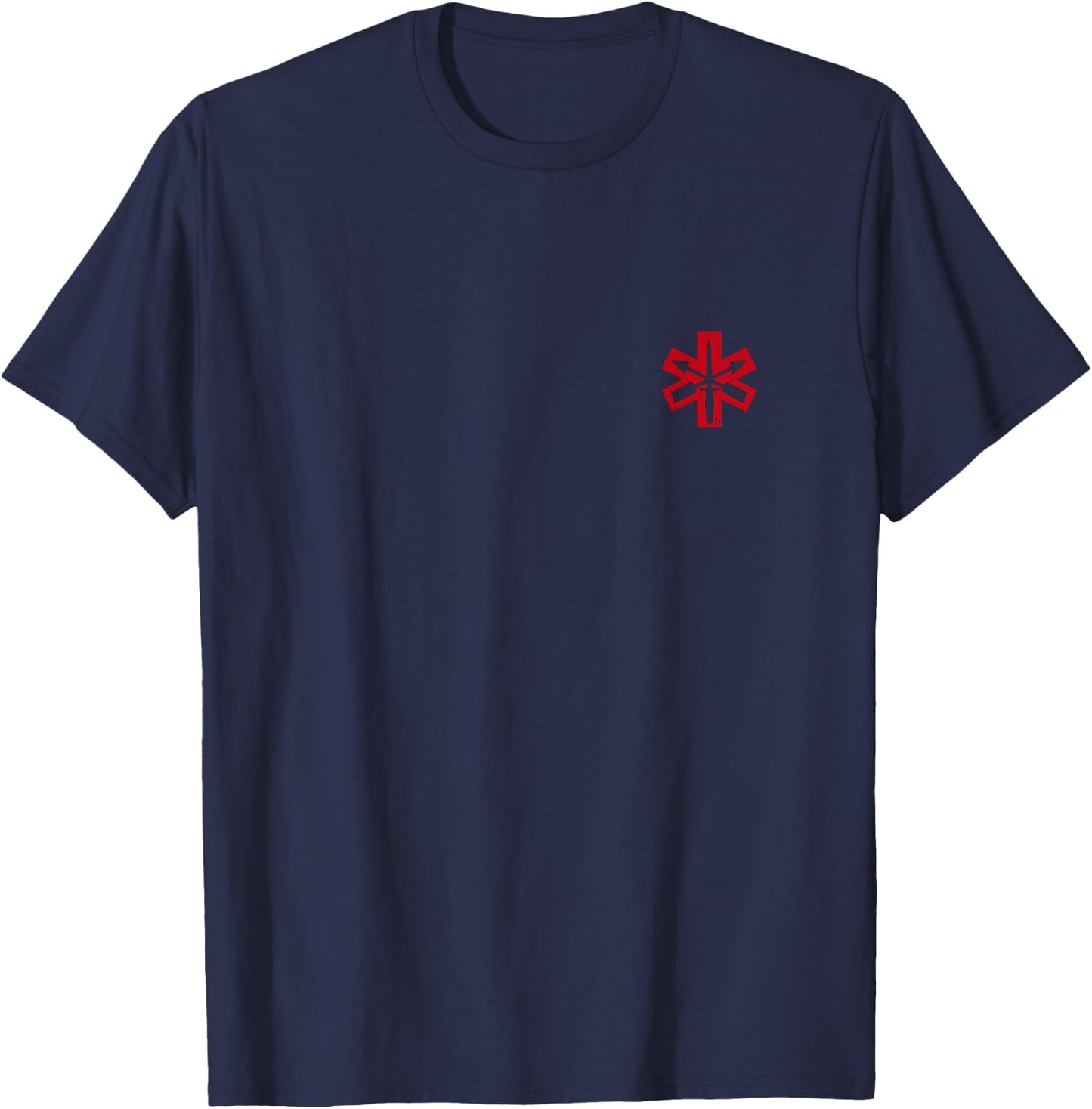 Trauma Naked's Special Forces Star of Life T-Shirt - T-Shirt | Navy