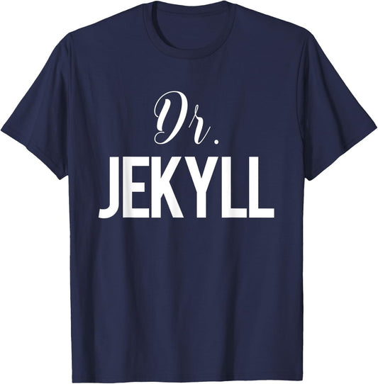Dr. Jekyll and Mr. Hyde Halloween Costume for two - Jekyll T-Shirt - T-Shirt | Navy