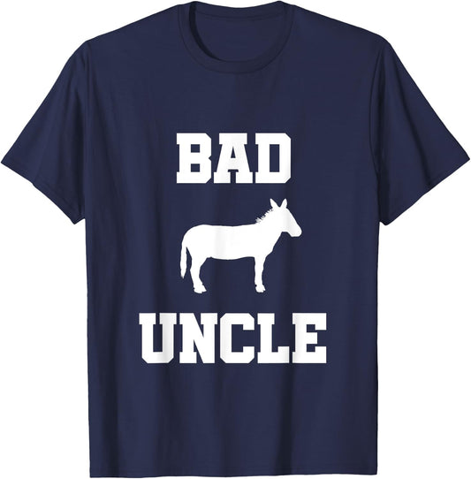 Bad ass Uncle funny Uncle gift T-Shirt - T-Shirt | Navy