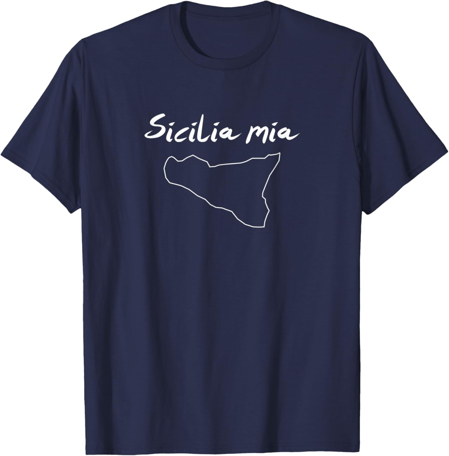 Sicilia Sicilian Sicily Italy Italian T-Shirt - T-Shirt | Navy