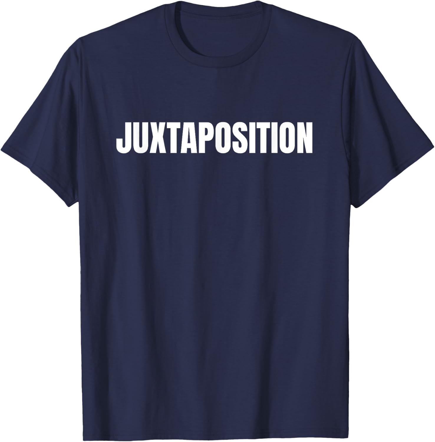 Juxtaposition T-Shirt - T-Shirt | Navy
