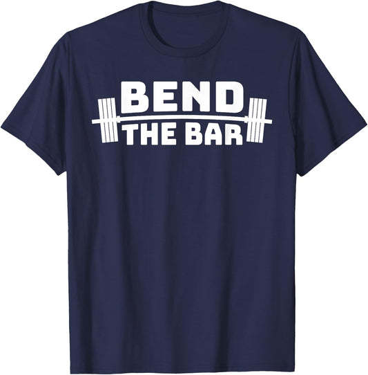 Bend that Bar weightlifting gym T-Shirt - T-Shirt | Navy