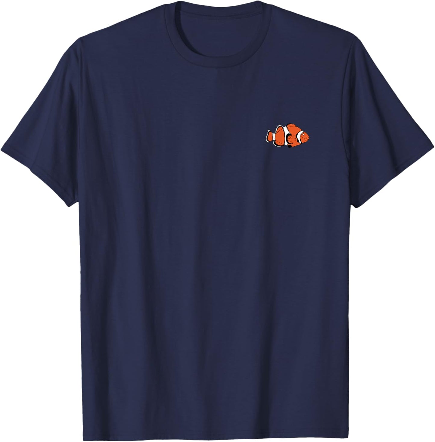Nemo Fish Sea Animal Clownfish Lover Fishermen T-Shirt - T-Shirt | Navy