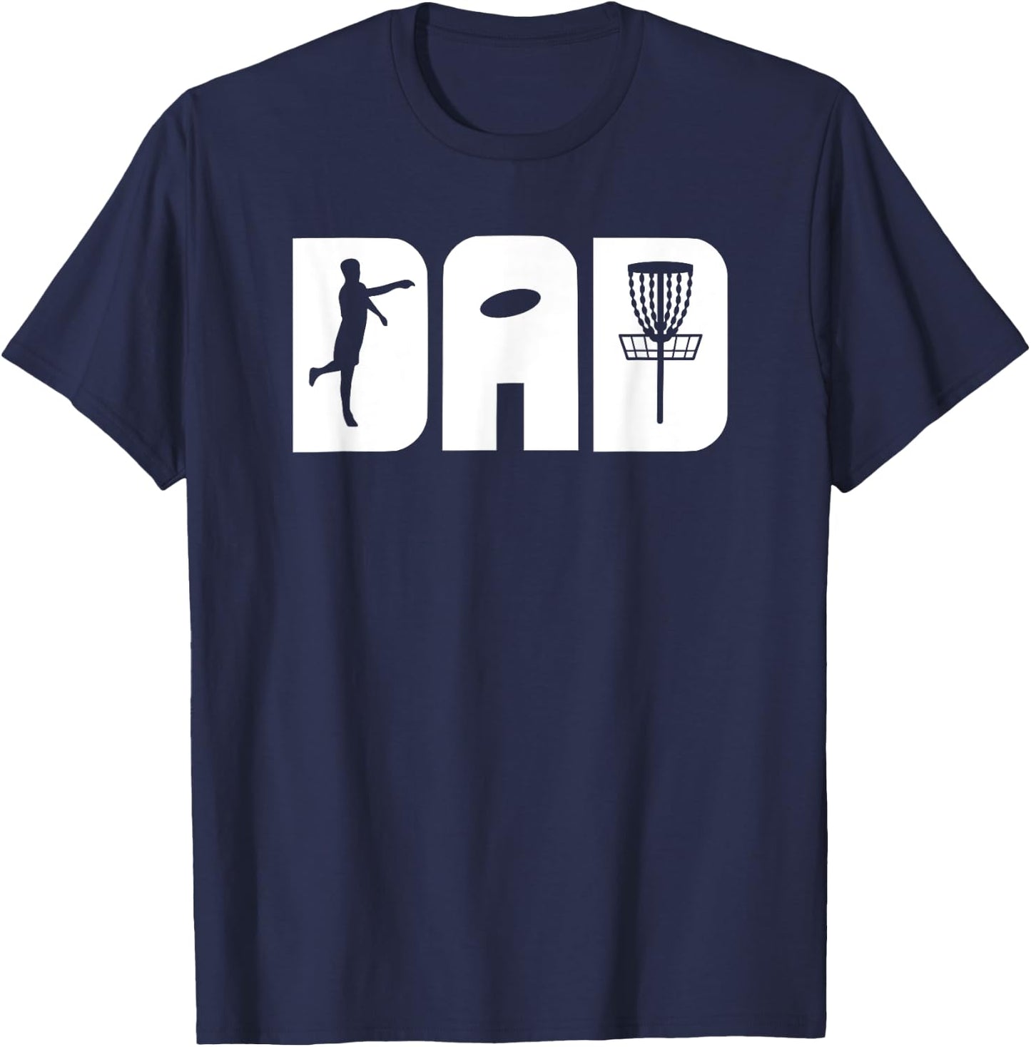Funny Disc Golf Dad Fathers Day T-Shirt - T-Shirt | Navy