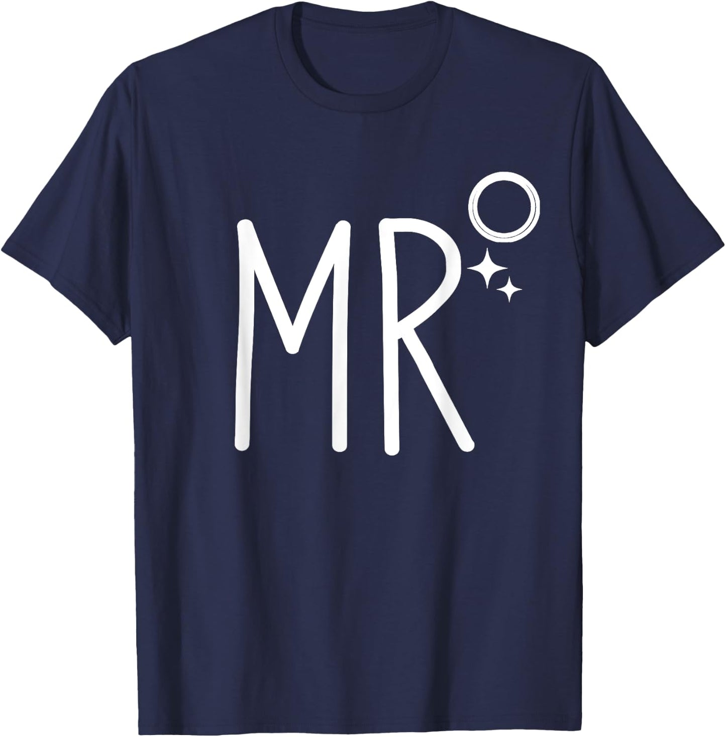 Mr for Groom to be New Husband Matching Couples T-Shirt - T-Shirt | Navy