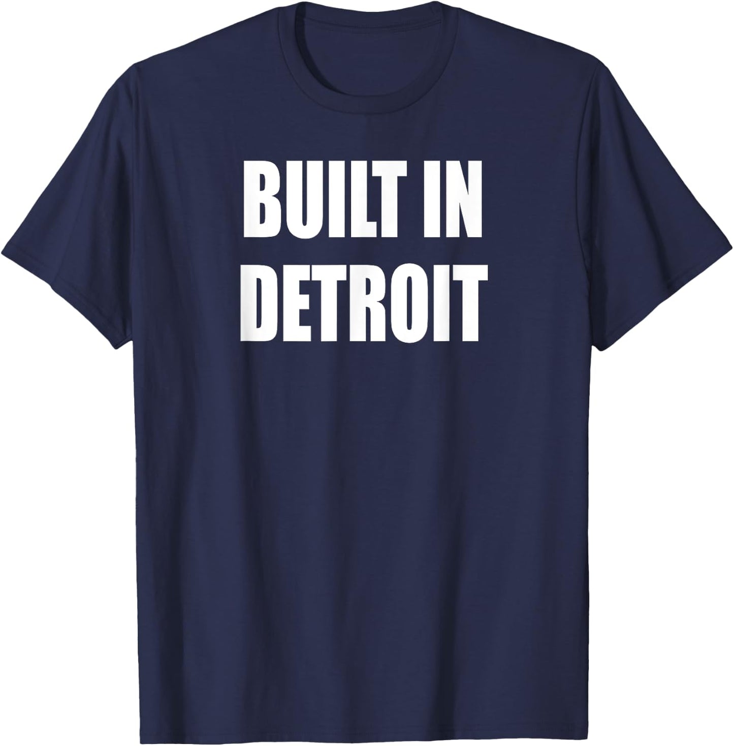 Built in Detroit T-Shirt - T-Shirt | Navy