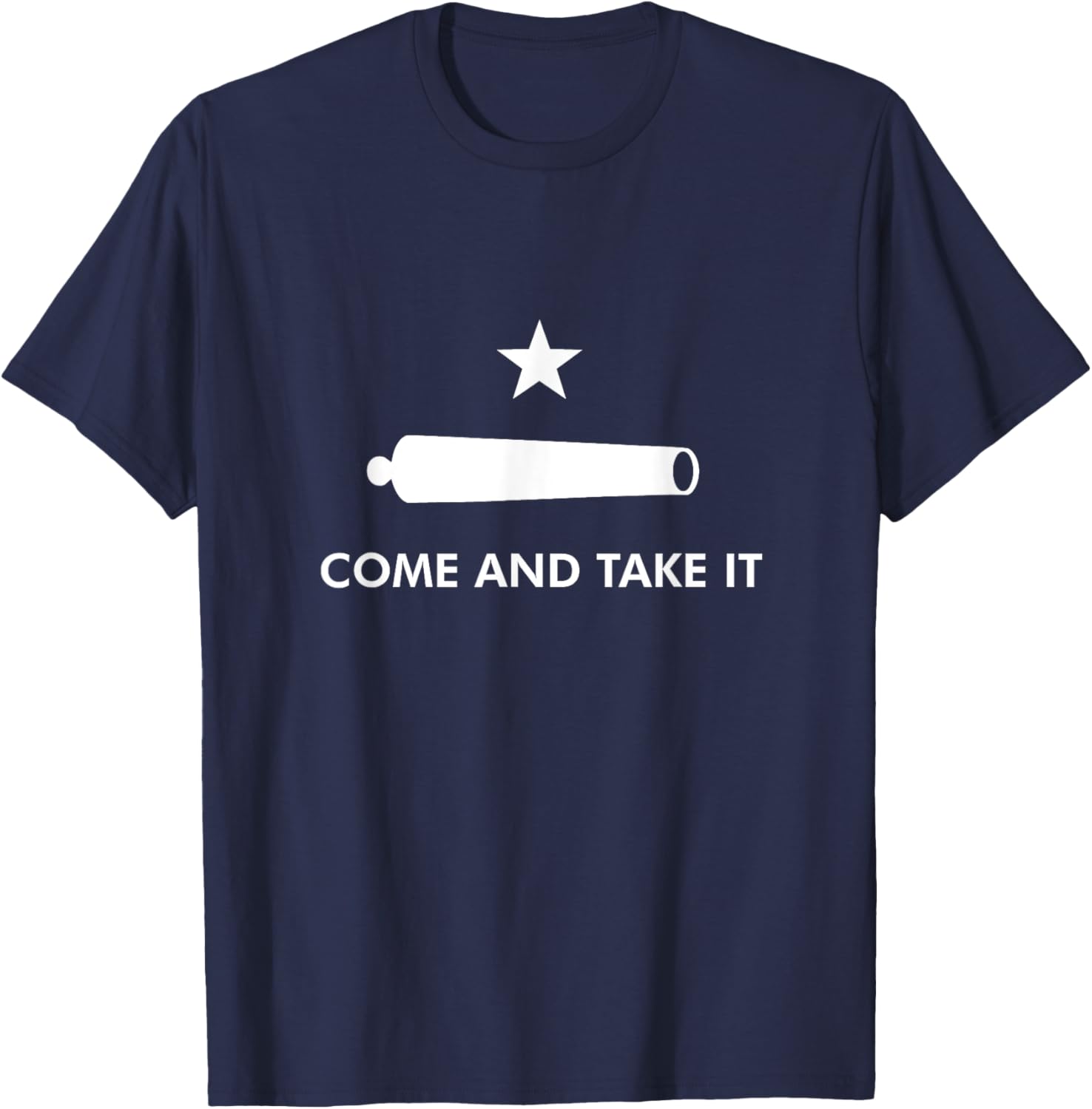 Come And Take It Texas Alamo 1836 Historical T-Shirt - T-Shirt | Navy