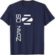 Linux Zorin OS White Tagline and Logo Open Source Os T-Shirt - T-Shirt | Navy