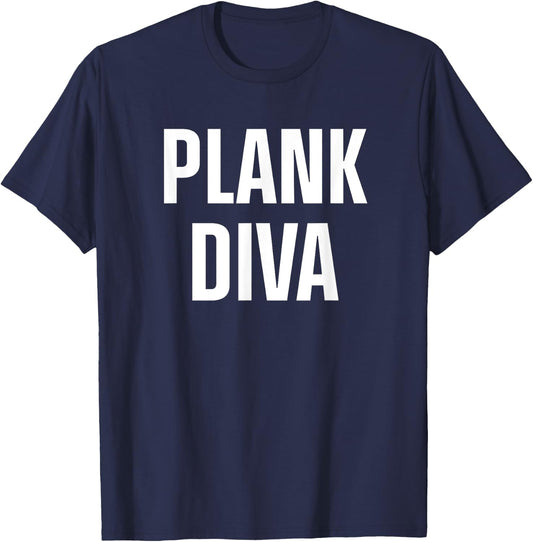 Planking Workout Motivation Plank Fitness T-Shirt - T-Shirt | Navy
