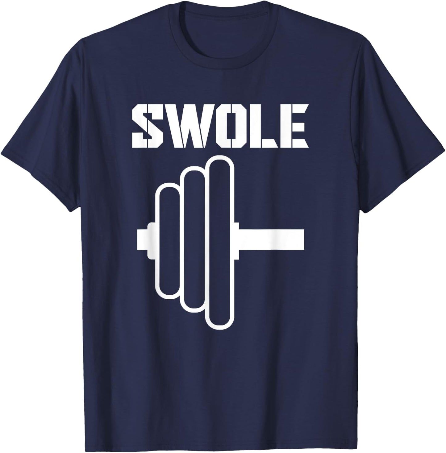 Swole Mates Funny Workout Couples Valentines Day Gym Fitness T-Shirt - T-Shirt | Navy