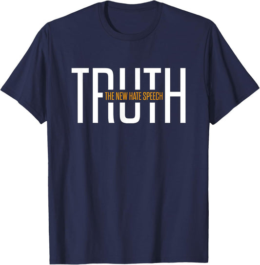 The New Hate Speech Political Correctness Funny Quote T-Shirt - T-Shirt | Navy