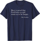 Beer Is Proof That God Loves Us Funny Beer Lover Drinking T-Shirt - T-Shirt | Navy