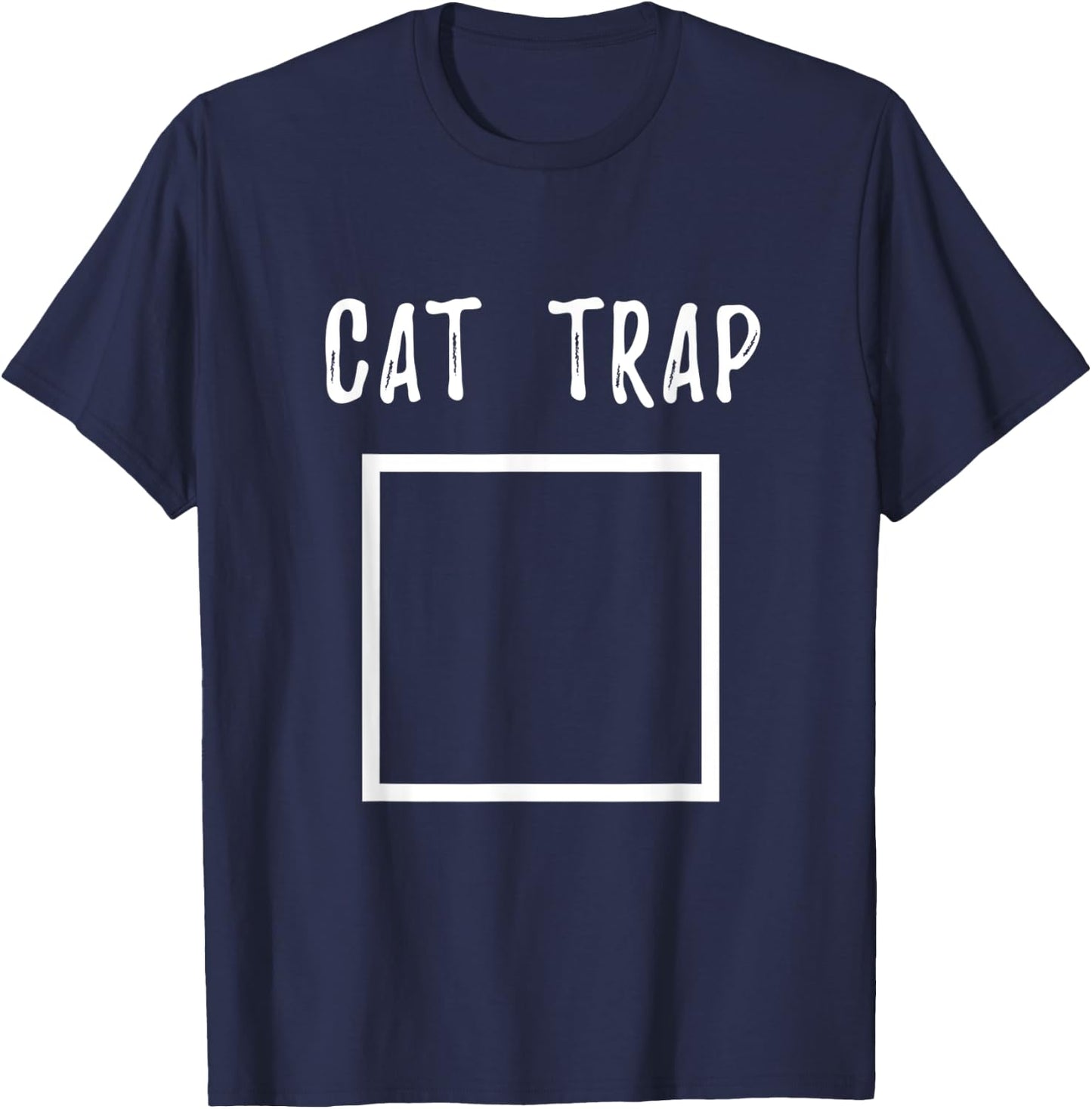 Cat Trap Shirt - Funny Cat Lover Women Kids T-Shirt - T-Shirt | Navy
