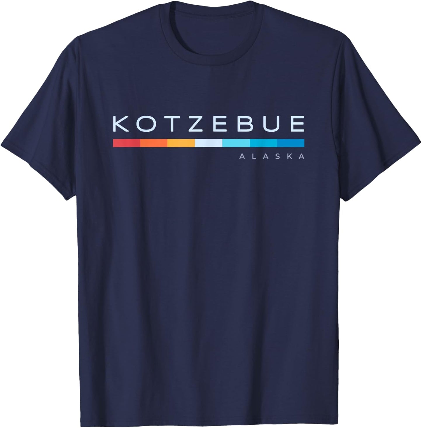 Kotzebue AK Alaska Retro Design T-Shirt - T-Shirt | Navy