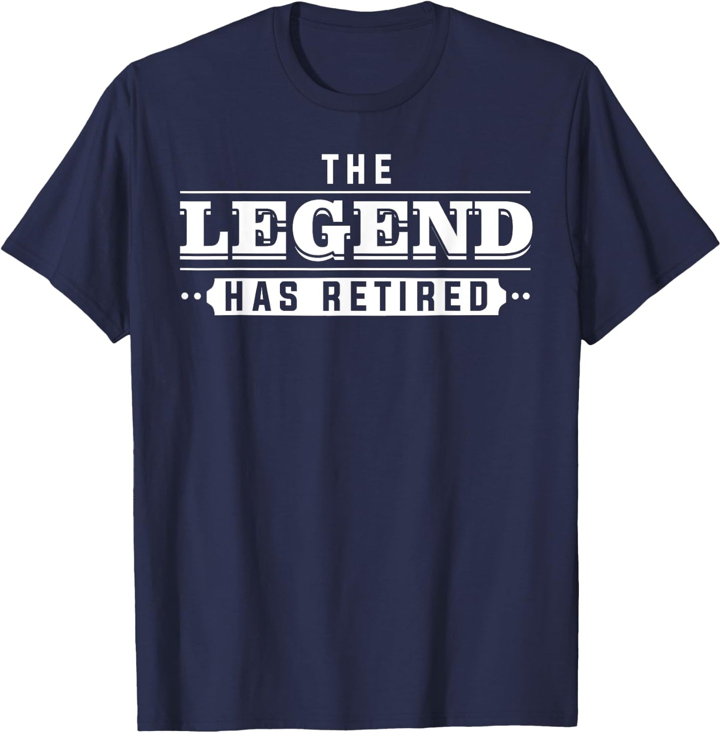 Funny Retirement Art Women Retired Legend Retiree T-Shirt - T-Shirt | Navy