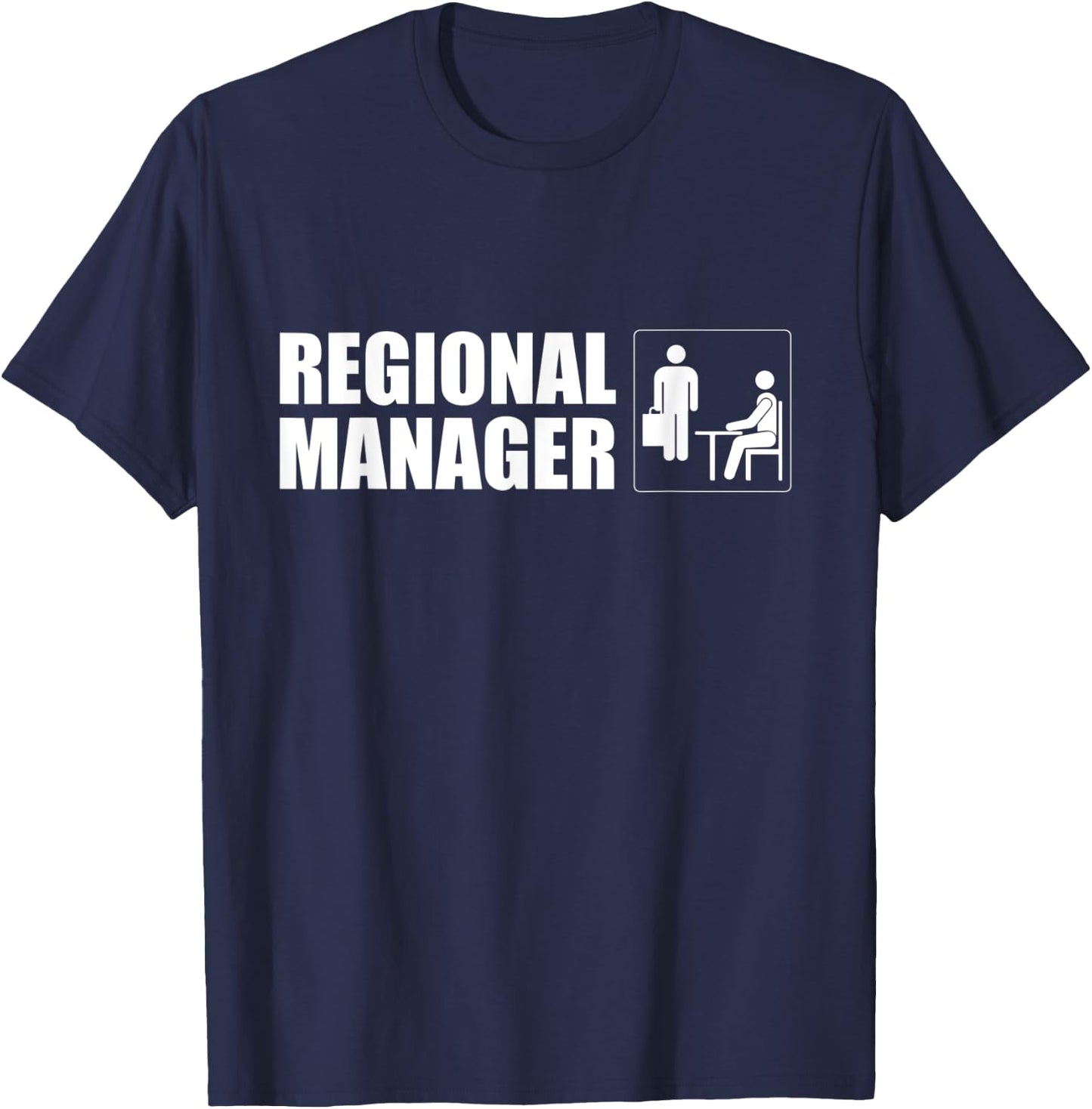 Regional Manager Assistant To The Regional Manager Matching T-Shirt - T-Shirt | Navy