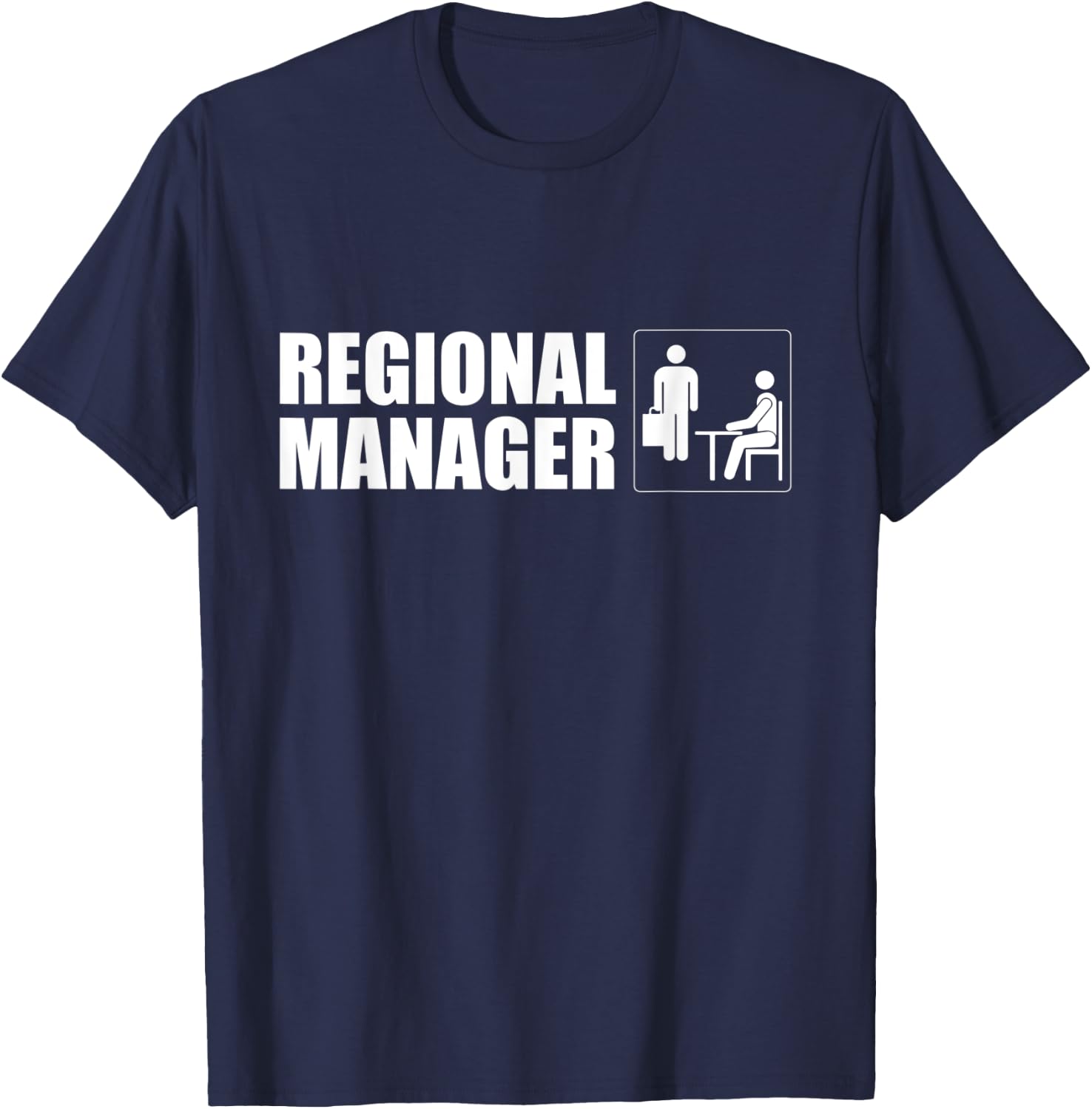 Regional Manager Assistant To The Regional Manager Matching T-Shirt - T-Shirt | Navy