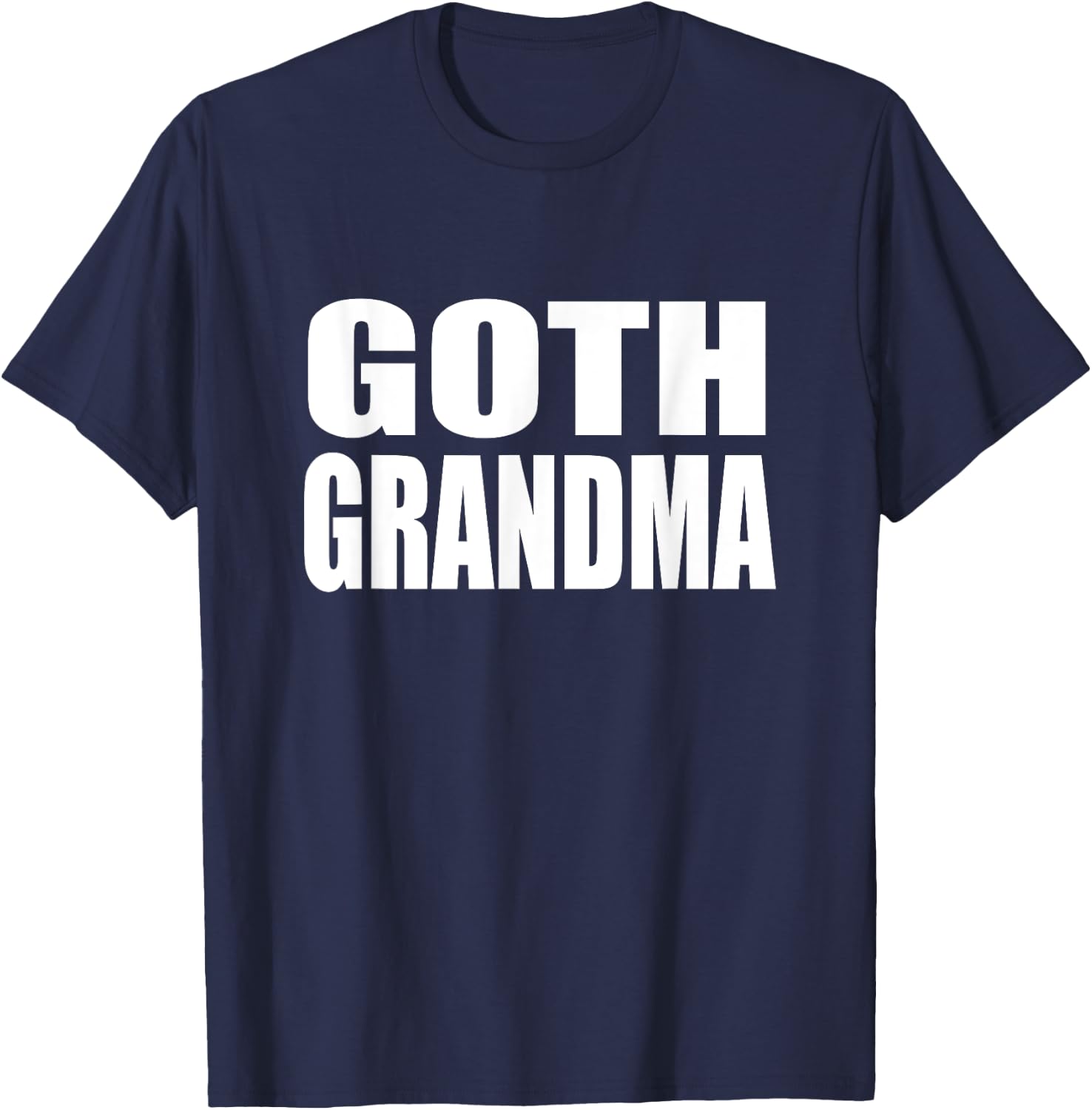 Goth Grandma Shirt T-Shirt - T-Shirt | Navy