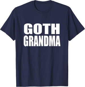 Goth Grandma Shirt T-Shirt - T-Shirt | Navy
