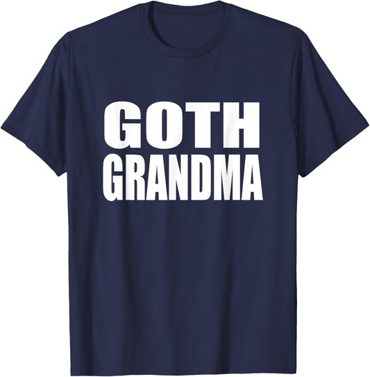 Goth Grandma Shirt T-Shirt - T-Shirt | Navy
