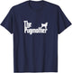 Funny Pug Mom Shirt The Pugmother Mother's Day Shirt T-Shirt - T-Shirt | Navy