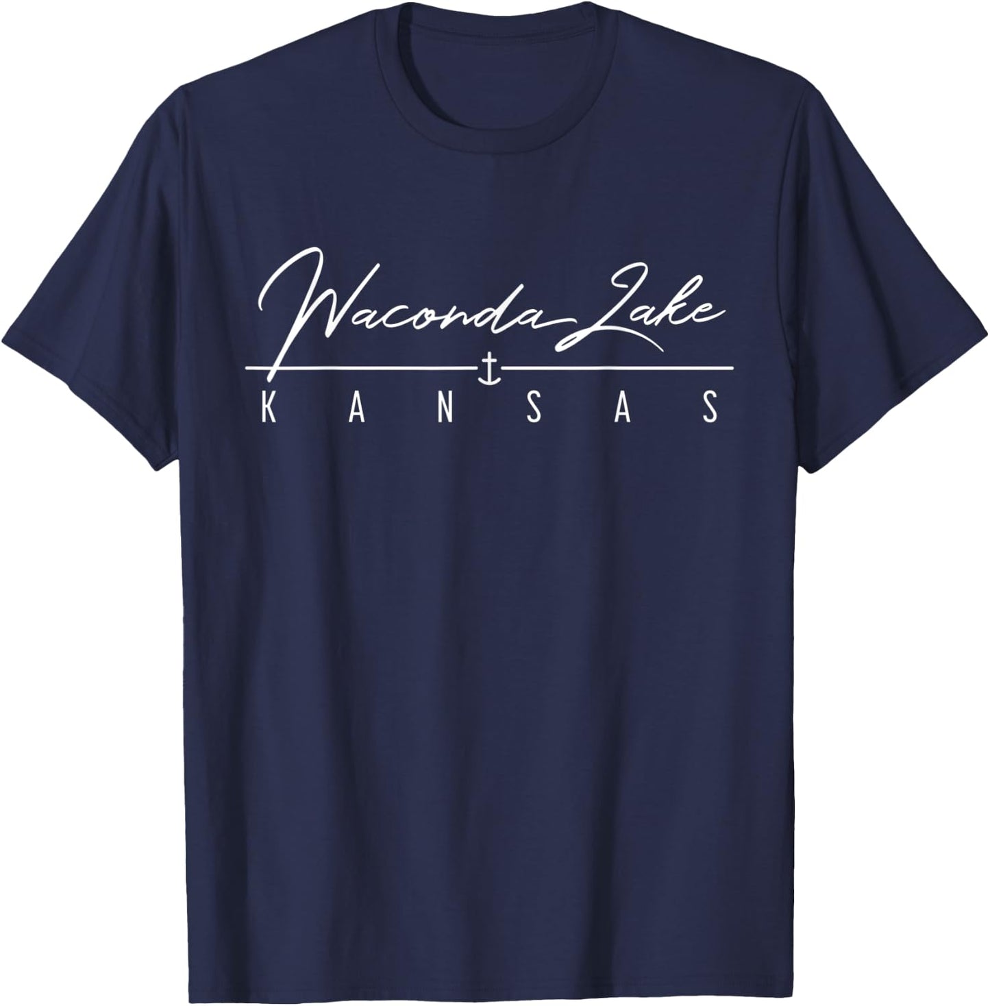 Waconda Lake KS T-Shirt - T-Shirt | Navy