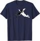 Angel with sniper. T-Shirt - T-Shirt | Navy