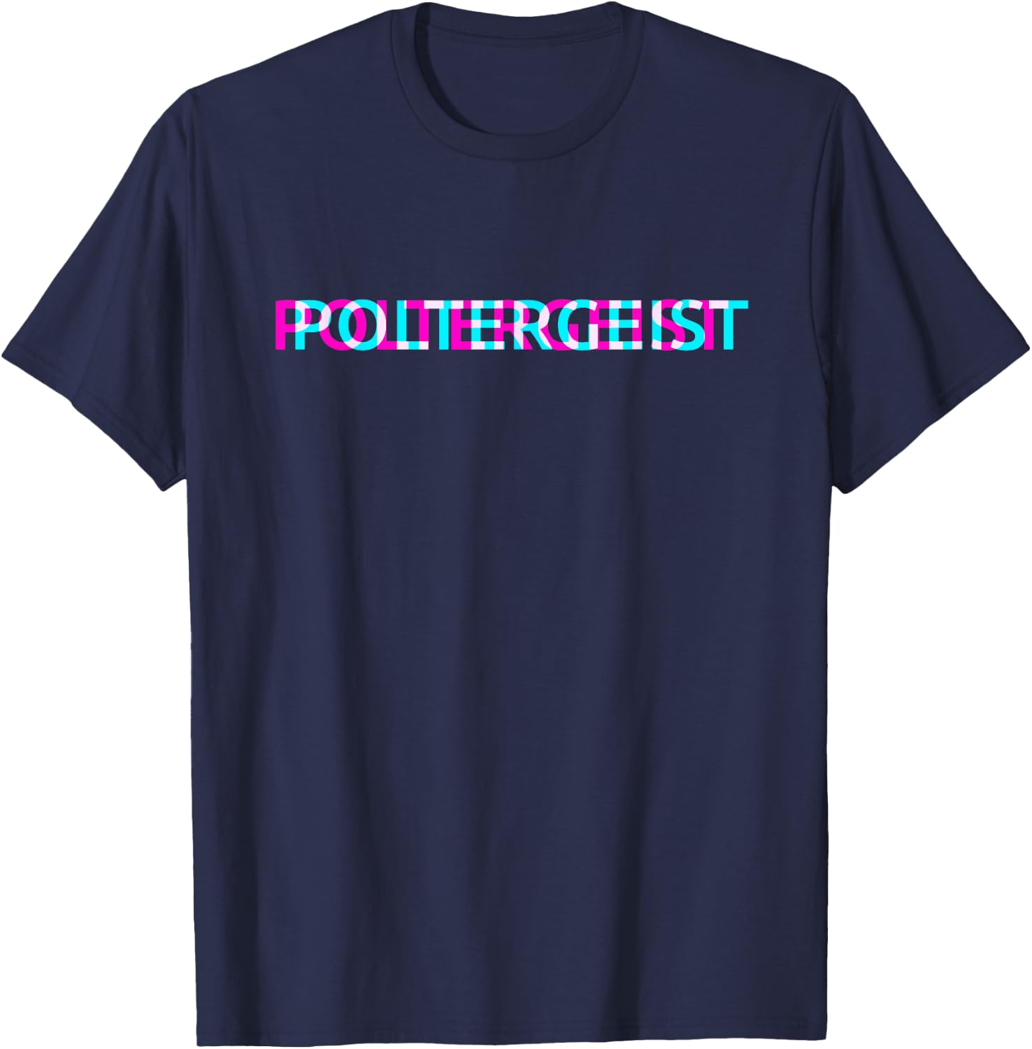Poltergeist Edgy Aesthetic Grunge Emo Pastel Goth Halloween T-Shirt - T-Shirt | Navy