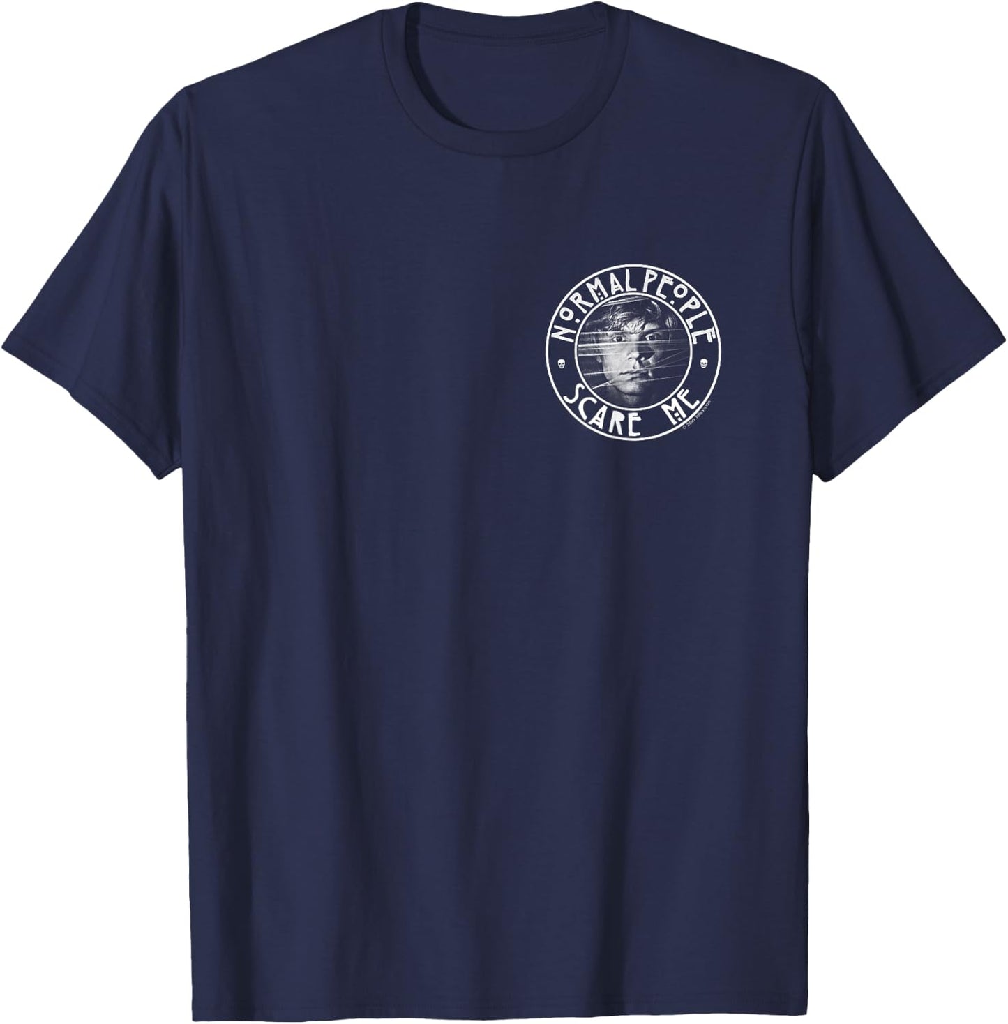 American Horror Story Murder House Tate Seal T-Shirt - T-Shirt | Navy