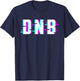 DNB | Drum and Bass EDM Music T-Shirt - T-Shirt | Navy