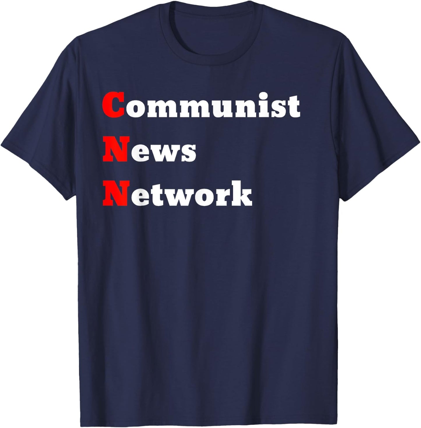 Communist News Network T-Shirt - T-Shirt | Navy