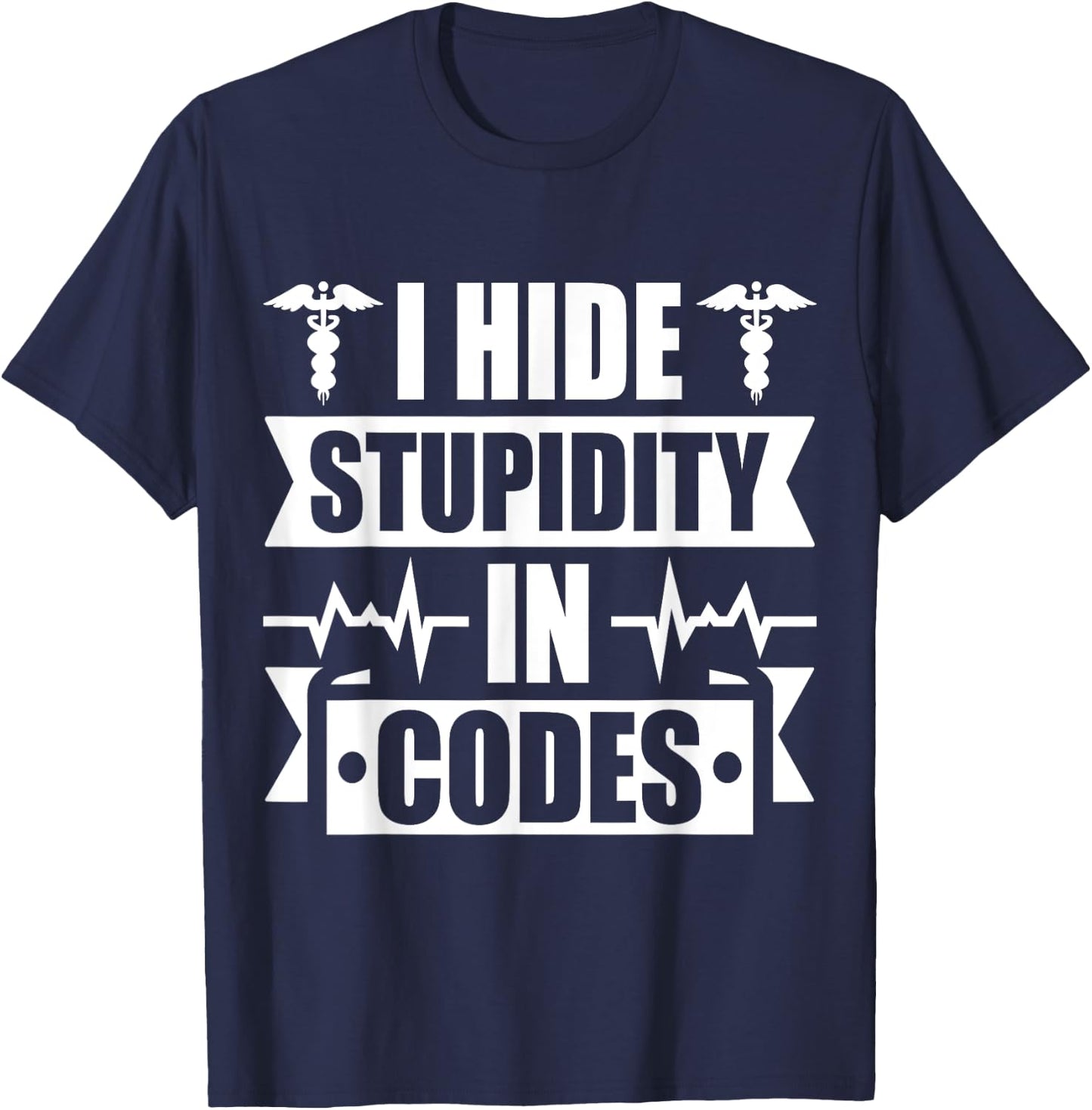 Medical coder medical coding T-Shirt - T-Shirt | Navy