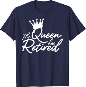 Cool Retirement Art Mom Retiring Retiree Lovers T-Shirt - T-Shirt | Navy