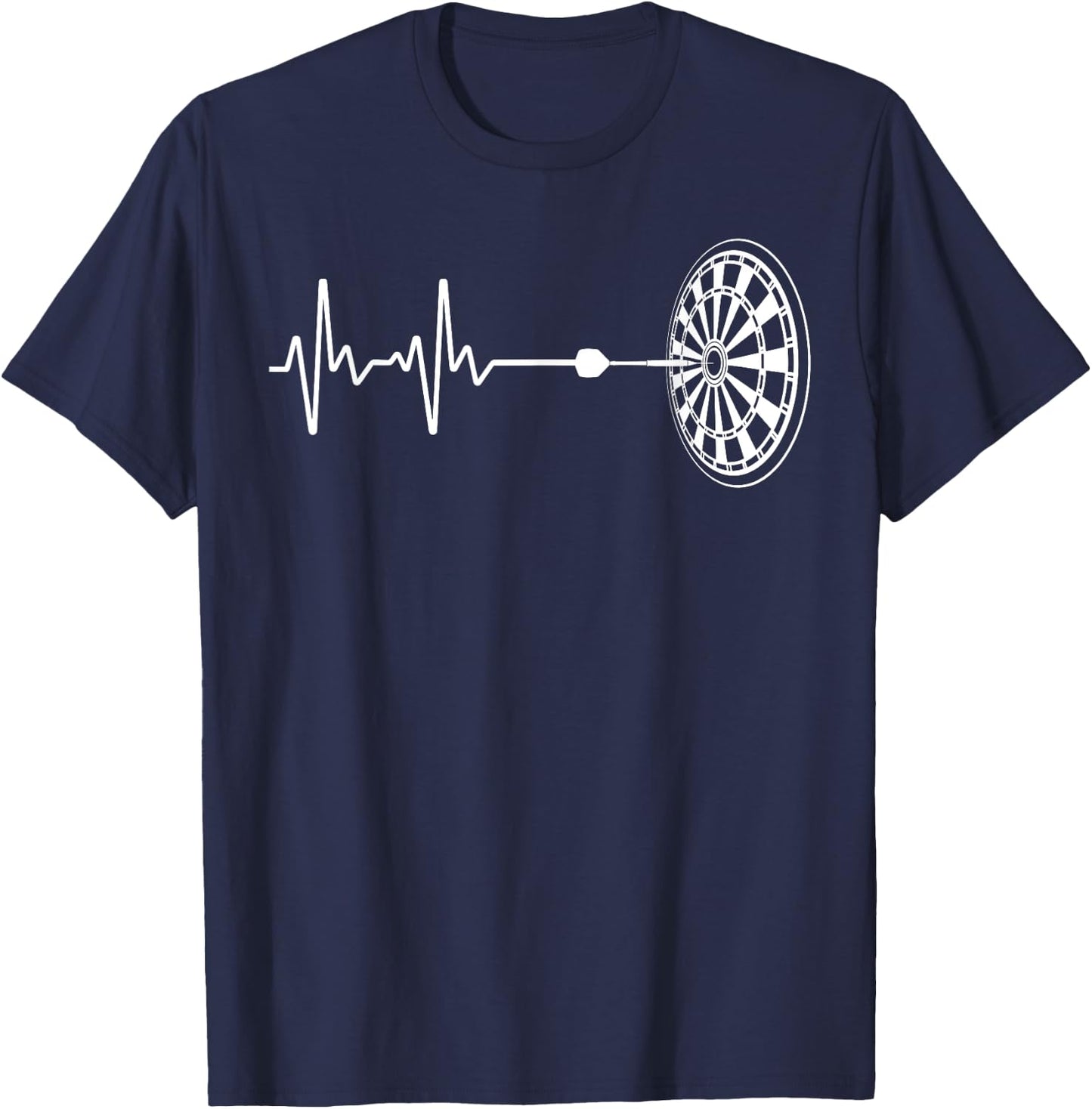 Cute Dart Design Dart Player Men Women Dart Board Lovers T-Shirt - T-Shirt | Navy