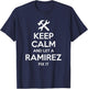 RAMIREZ Funny Surname Birthday Family Tree Reunion Gift T-Shirt - T-Shirt | Navy