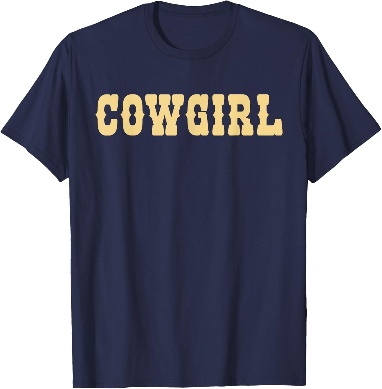 Cowgirl Brown Cowgirl T-Shirt - T-Shirt | Navy