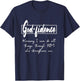 Godfidence I can do all things Through HIM Who Strengthens T-Shirt - T-Shirt | Navy