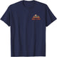 Nature and Shit Hiking Camping Nature Lover - Design on Back T-Shirt - T-Shirt | Navy